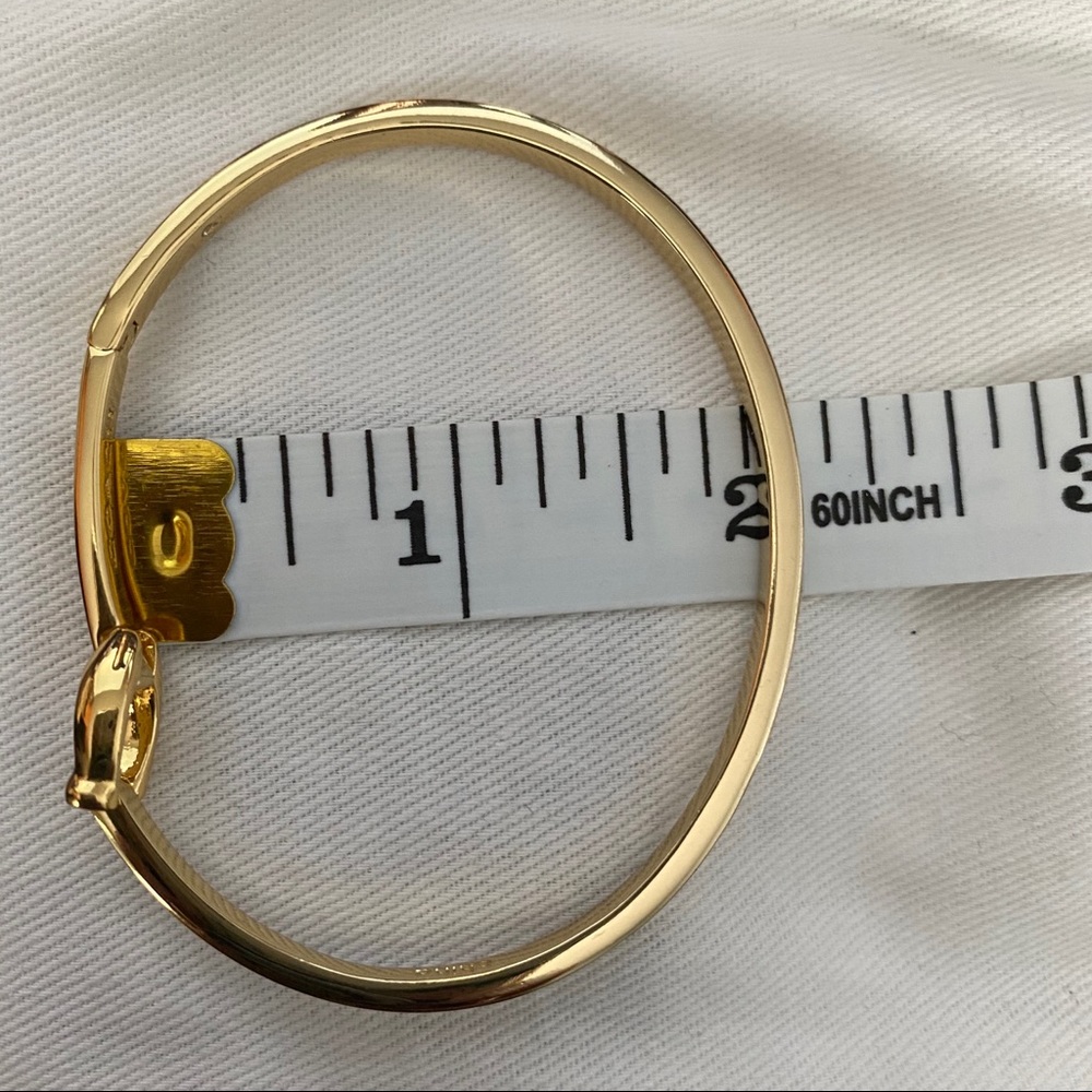 NWT Coach Signature Hook Bangle - Picture 7 of 8